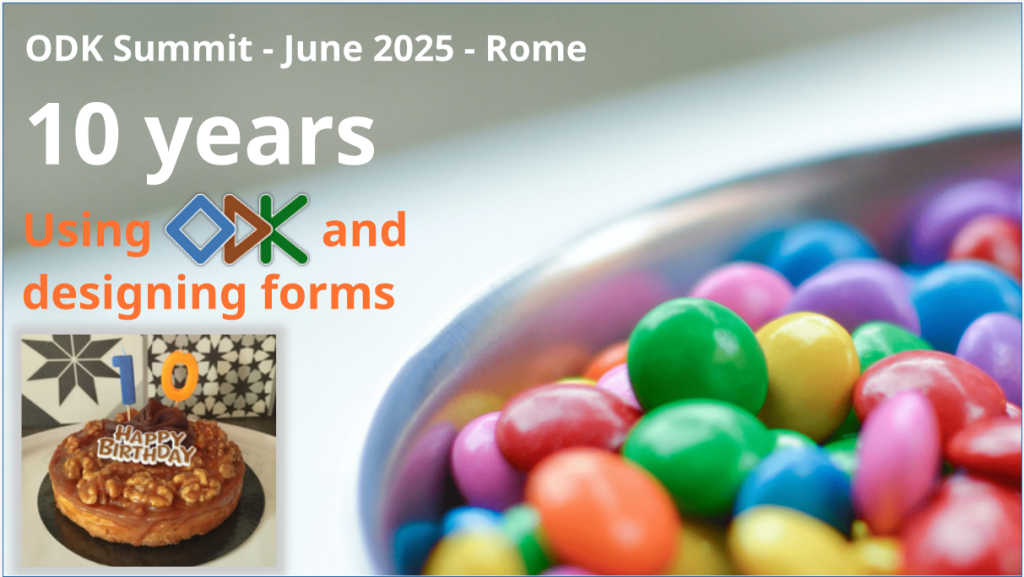 10 years using odk and designing forms